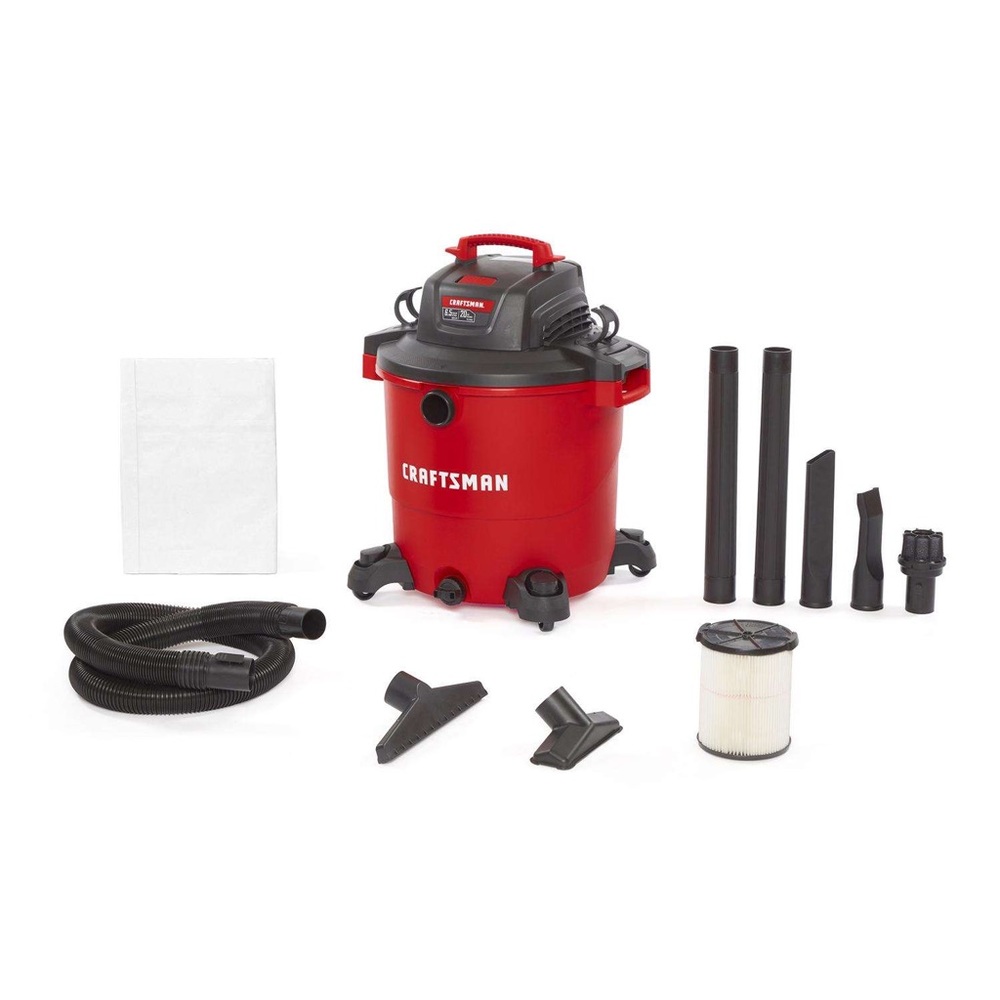 NEW Craftsman 20 gal Corded Wet/Dry Vacuum 12 amps 120 V 6.5 HP
